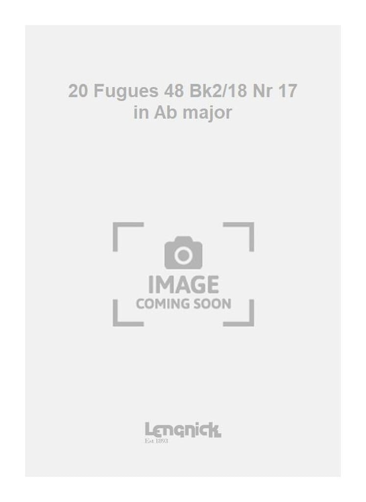 20 Fugues 48 Bk2/18 Nr 17 in Ab major